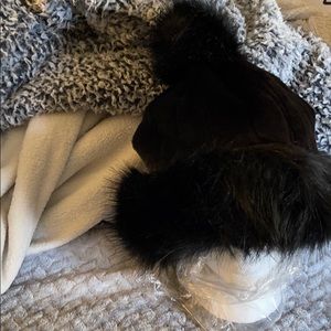 Faux fur winter hat